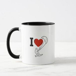 I Love Kitesurfing Kitesurfing Lover Gift Mug
