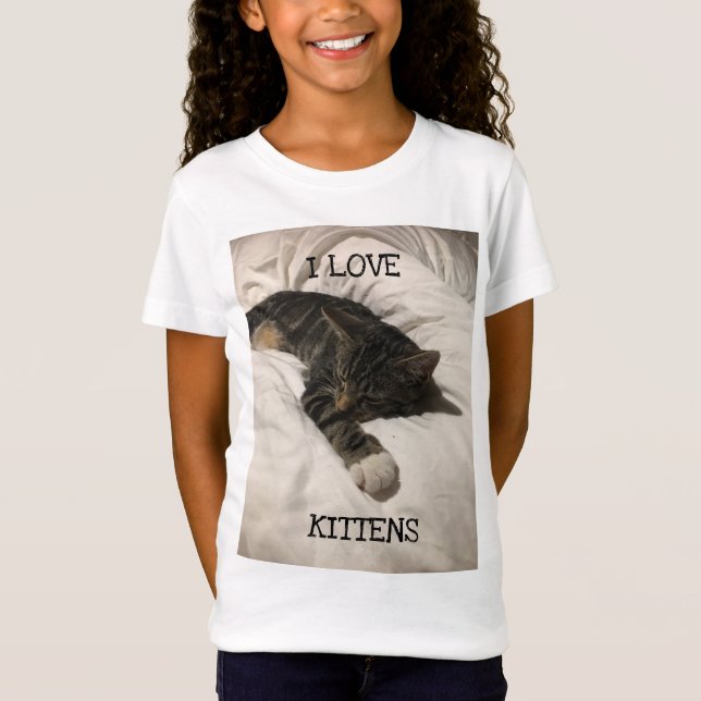 I Love Kittens T-Shirt (Front)