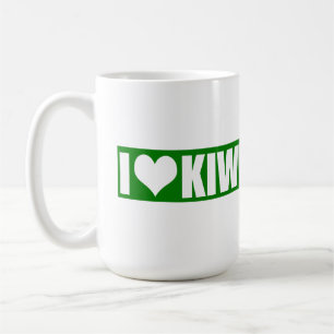 I love kiwi coffee mug