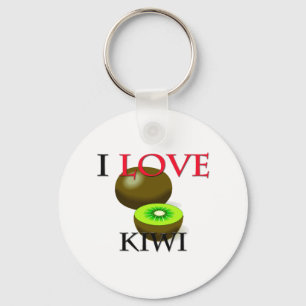 I Love Kiwi Key Ring