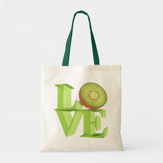 I LOVE KIWI(Kiwi Fruits/Kiwi Berry) Tote Bag (Front)