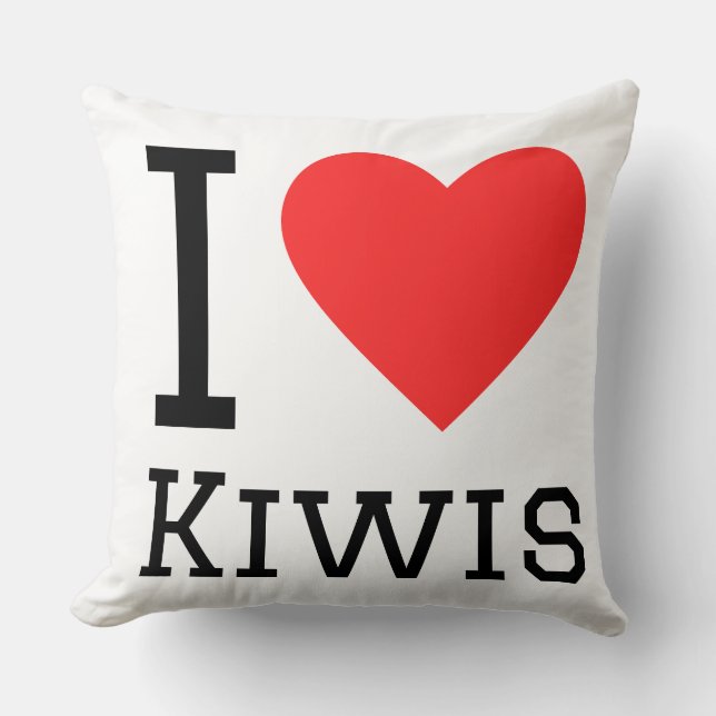 I love kiwis cushion (Front)