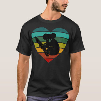 I Love Koala Bears Retro Heart T-Shirt