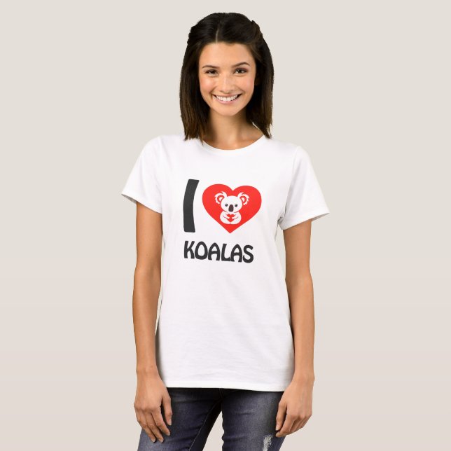 I love Koalas T-Shirt (Front Full)