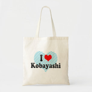 I Love Kobayashi, Japan Tote Bag