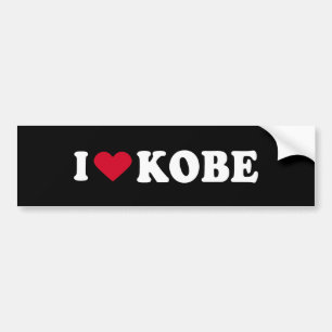 I LOVE KOBE BUMPER STICKER