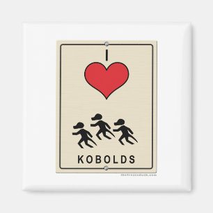I Love Kobolds Magnet