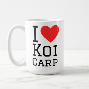 I love koi carp coffee mug