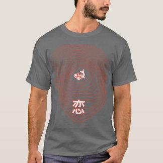 I love Koi Fish - The Love Fish in a Pond with T-Shirt