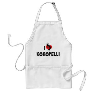 I Love Kokopelli Standard Apron