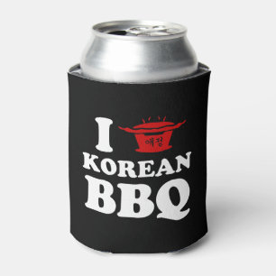 I Love Korean BBQ (고기구이) Can Cooler