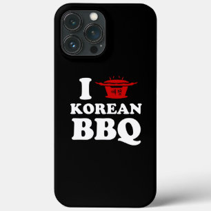I Love Korean BBQ (고기구이) iPhone 13 Pro Max Case