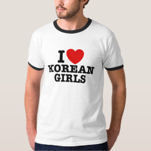 I Love Korean Girls T-Shirt