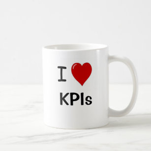 I Love KPIs I Heart KPIs Double Sided Coffee Mug