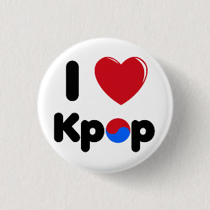 I love kpop button