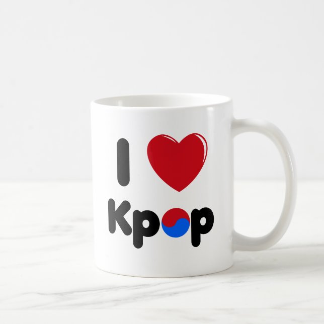 I love Kpop mug (Right)
