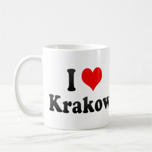 I Love Krakow, Poland Coffee Mug