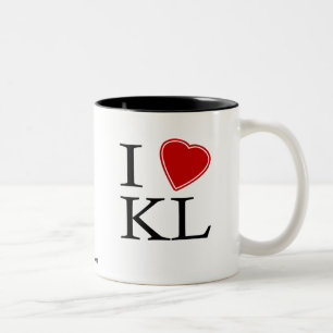 I Love Kuala Lumpur Two-Tone Coffee Mug