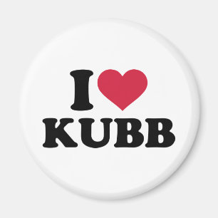 I love Kubb Magnet