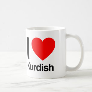 i love kurdish coffee mug