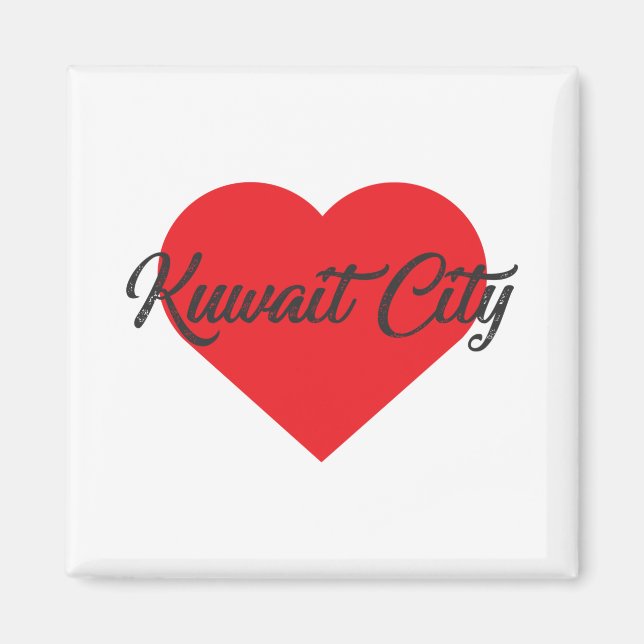 I Love Kuwait City Magnet (Front)
