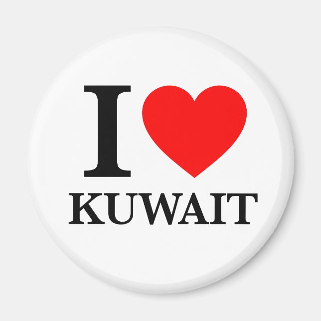 I Love Kuwait Magnet (Front)