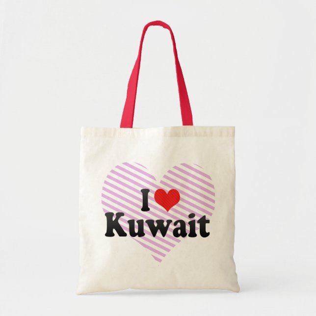 I Love Kuwait Tote Bag (Front)