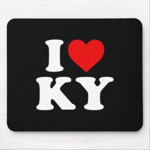 I Love Ky Heart Kentucky Mouse Mat