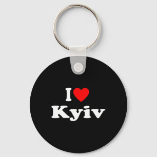 I Love Kyiv City Ukraine Clic Key Ring