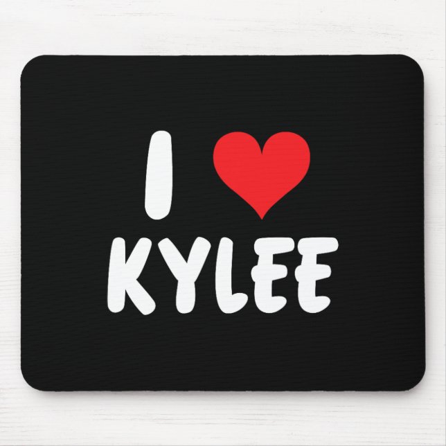 I Love Kylee - Heart - Name  Mouse Mat (Front)