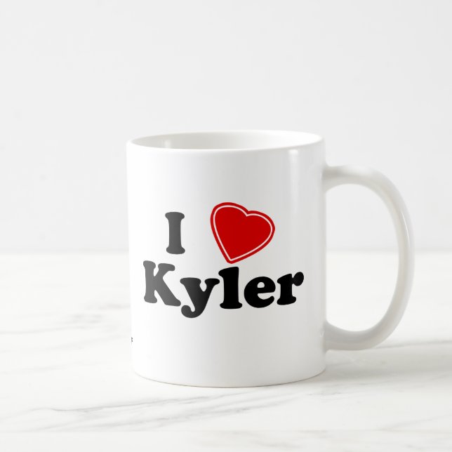 I Love Kyler Coffee Mug (Right)