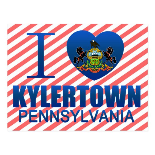 I Love Kylertown, PA Postcard