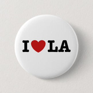 I Love LA 6 Cm Round Badge