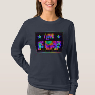 I LOVE LA Beautiful Neon T-Shirt