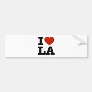 I Love LA Bumper Sticker