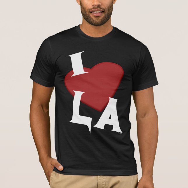 I Love LA Dark T-Shirt (Front)