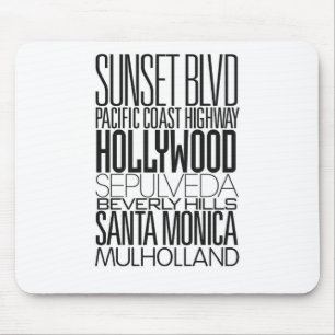 I Love LA Mouse Mat