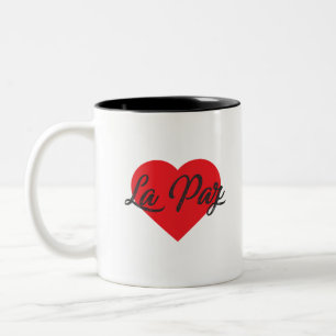 I Love La Paz - Bolivia Two-Tone Coffee Mug