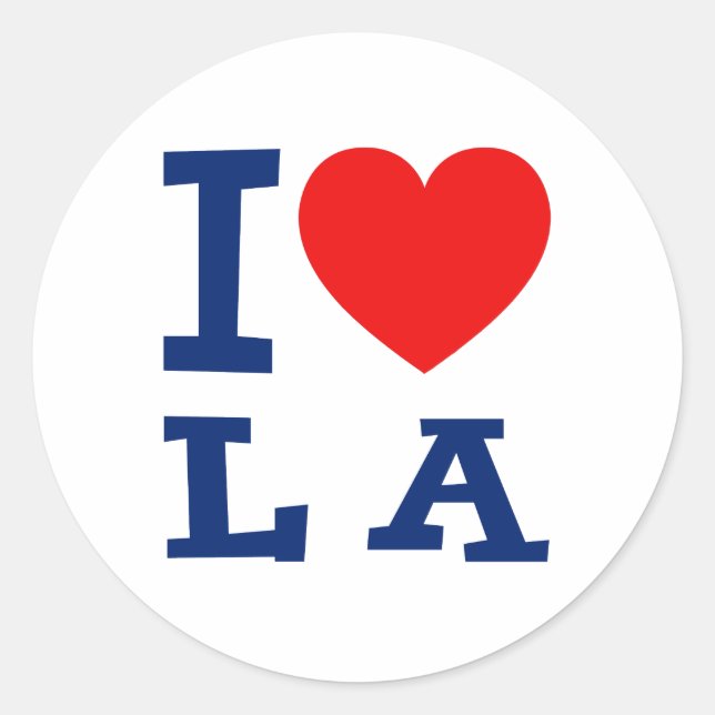 I love LA Sticker (Front)