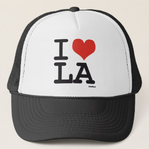 I LOVE LA TRUCKER HAT