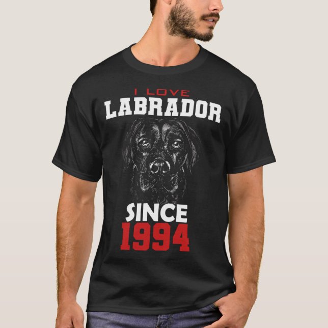 I love labrador since 1994 T-Shirt (Front)