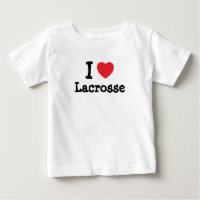 I love Lacrosse heart custom personalised