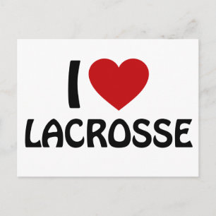I love Lacrosse Postcard