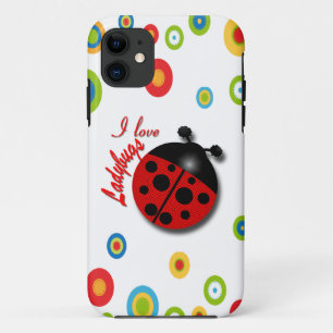 I Love Ladybugs iPhone 11 Case
