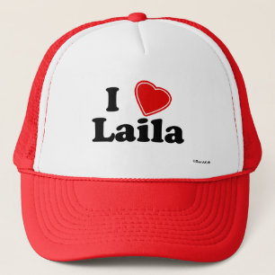 I Love Laila Trucker Hat