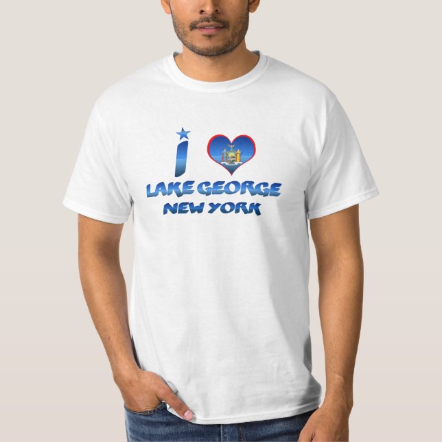 I love Lake George, New York T-Shirt (Front)