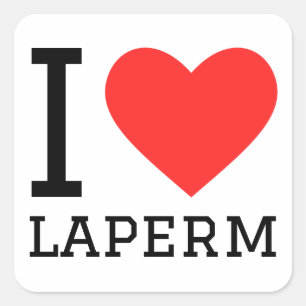 I love laperm square sticker