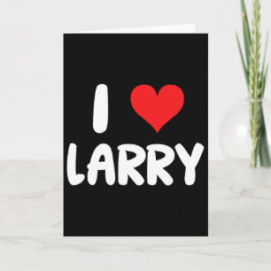 I Love Larry - Heart - Name Card
