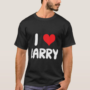 I Love Larry - Heart - Name T-Shirt