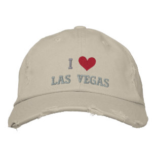 I LOVE LAS VEGAS -- NEVADA EMBROIDERED HAT